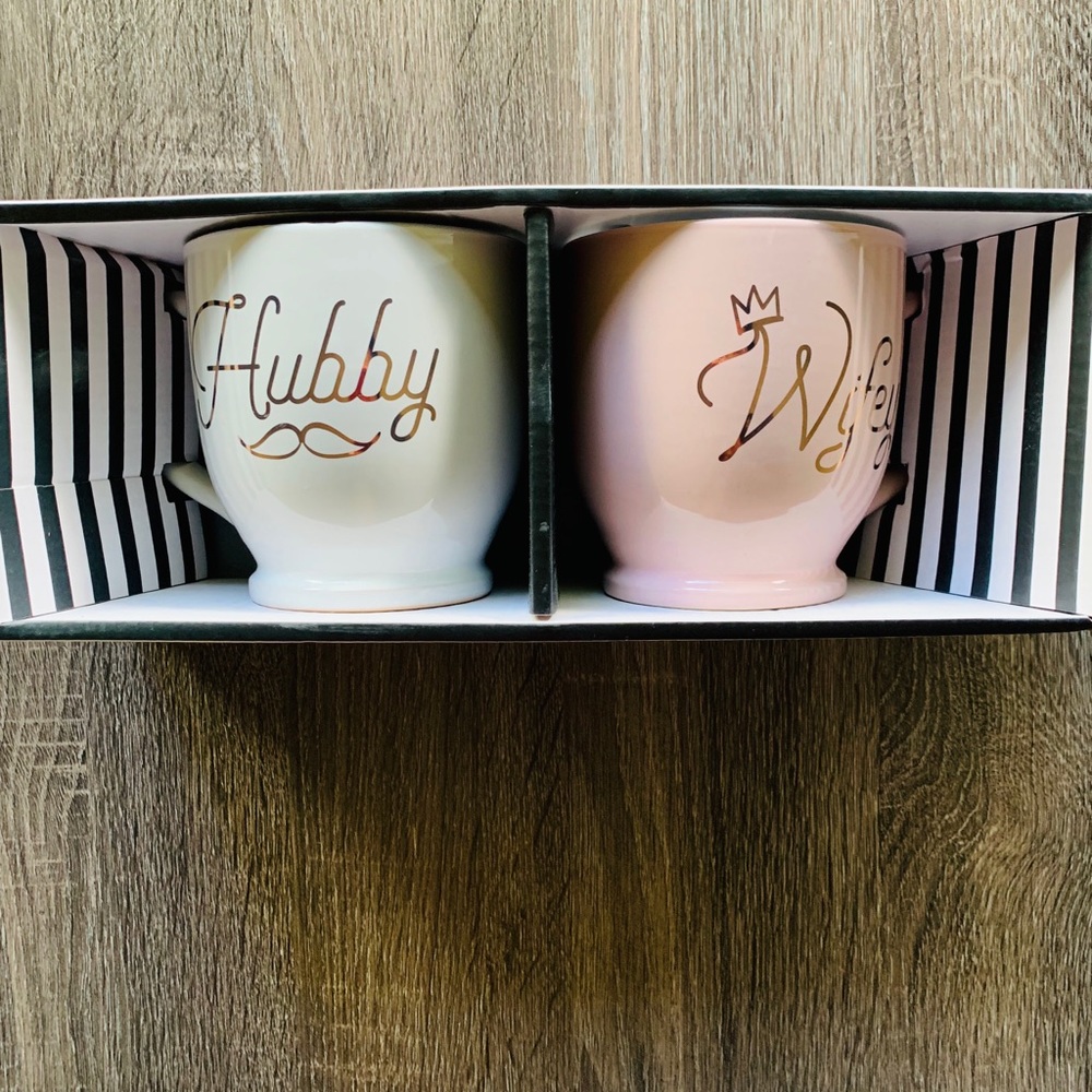Hubby Wifey mugs